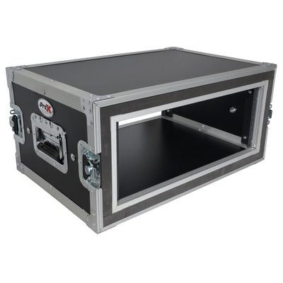 ProX 4U Vertical Shockproof Effects Rack 14" Depth Rail to Rail with Handles