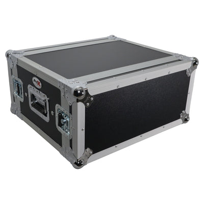 ProX 4U Vertical Shockproof Effects Rack 14" Depth Rail to Rail with Handles
