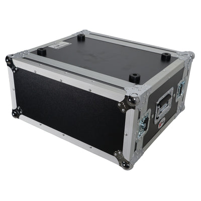 ProX 4U Vertical Shockproof Effects Rack 14" Depth Rail to Rail with Handles