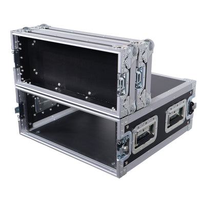 ProX 4U Space Amp Rack Mount ATA Style Flight Case 19 In. Depth