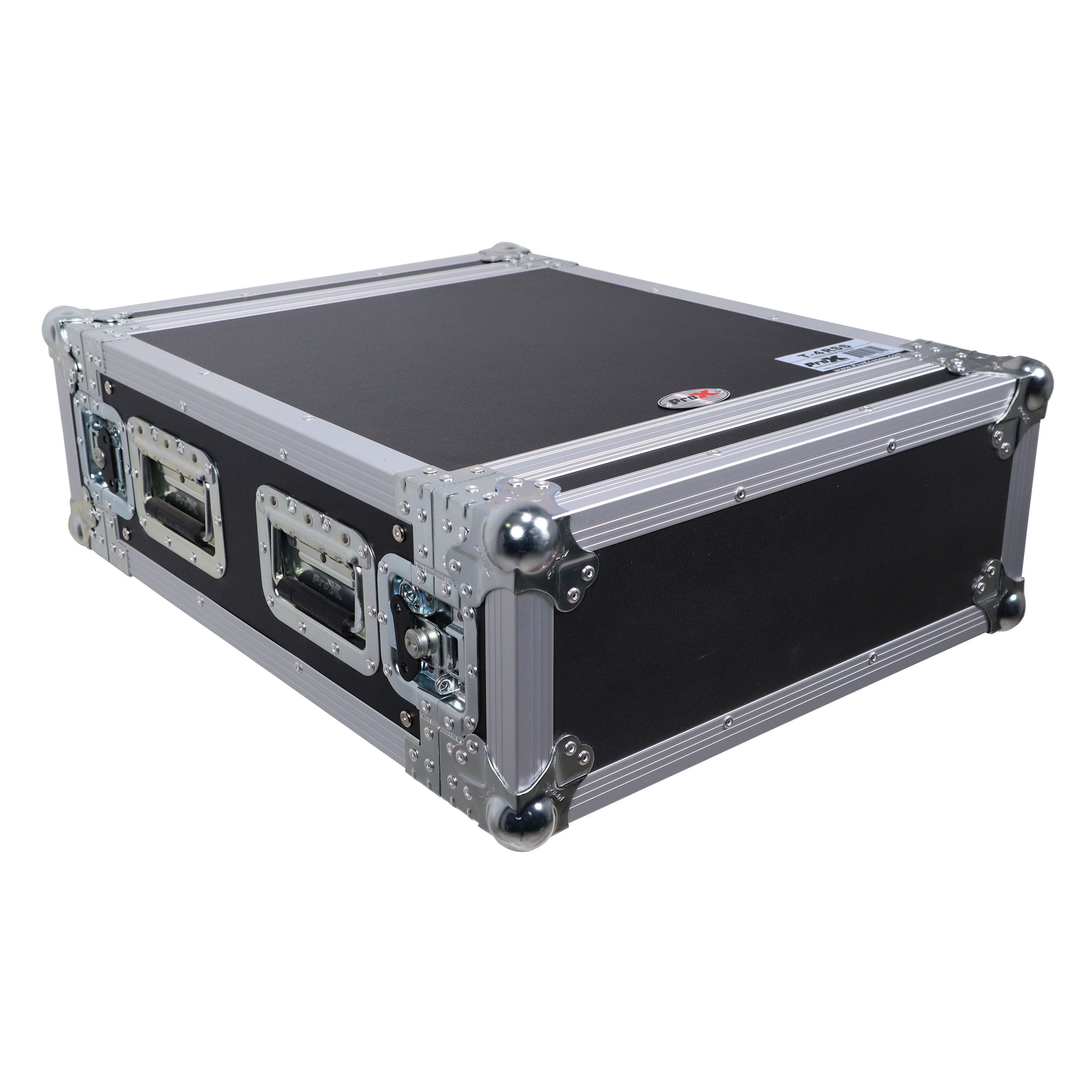 ProX 4U Space Amp Rack Mount ATA Style Flight Case 19 In. Depth