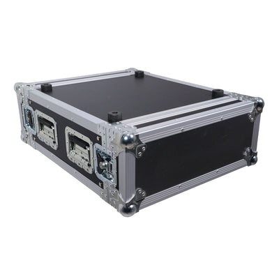 ProX 4U Space Amp Rack Mount ATA Style Flight Case 19 In. Depth