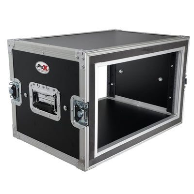 ProX 6U Vertical Shockproof Effects Rack 14" Depth Rail to Rail with Handles