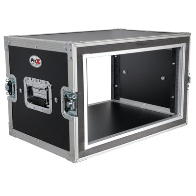ProX 6U Vertical Shockproof Effects Rack 14" Depth Rail to Rail with Handles