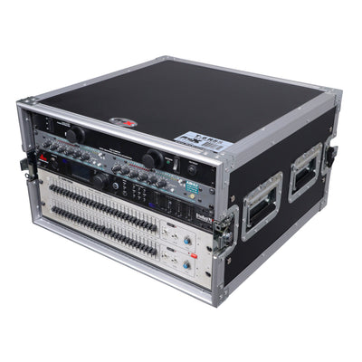 ProX 6U Space Amp Rack Mount ATA Flight Case 19" Depth