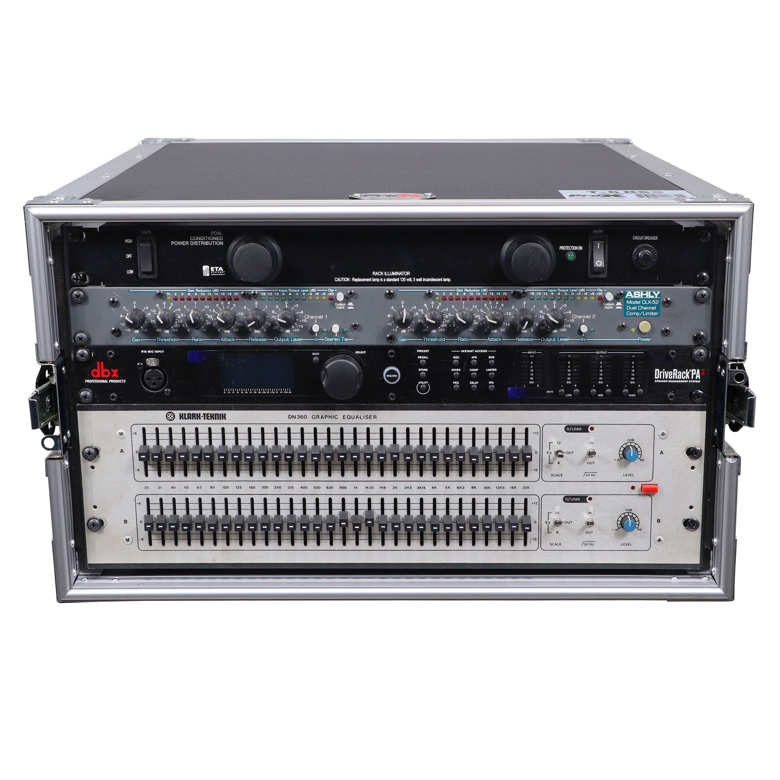 ProX 6U Space Amp Rack Mount ATA Flight Case 19" Depth