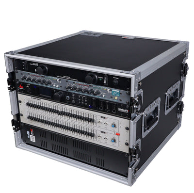 ProX 8U Space Amp Rack Mount ATA Flight Case 19" Depth