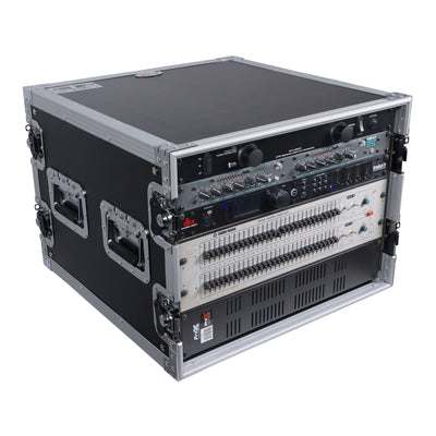 ProX 8U Space Amp Rack Mount ATA Flight Case 19" Depth