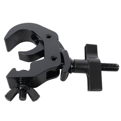ProX Set of 4 Aluminum Self-Locking M10 Clamp with Big Wing Knob for 2" Truss Tube Capacity 330 lbs. Black Finish