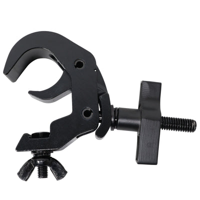 ProX Set of 4 Aluminum Self-Locking M10 Clamp with Big Wing Knob for 2" Truss Tube Capacity 330 lbs. Black Finish