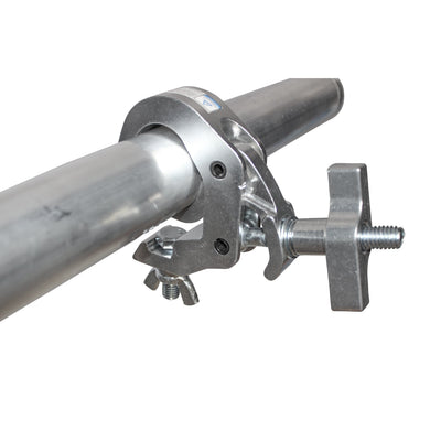 ProX Aluminum Self-Locking M10 Clamp with Big Wing Knob for 2" Truss Tube Capacity 330 lbs.