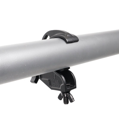ProX Aluminum Hook Style M10 Clamp with Big Wing Knob for 2" Truss Tube Capacity 45 Lbs. Black Finish