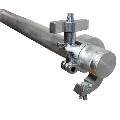 ProX Aluminum Pro Slim Hook Style M10 Clamp with Big Wing Knob for 2" Truss Tube Capacity 330 Lbs.