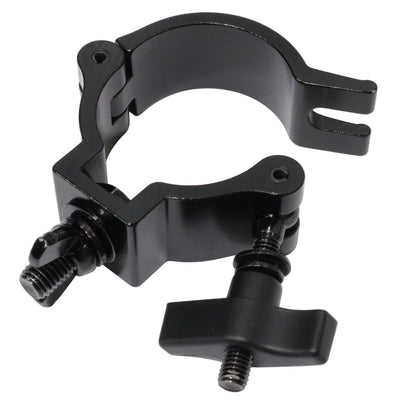 ProX Aluminum Slim M10 O-Clamp with Big Wing Knob for 2" Truss Tube Capacity 165 lbs. Black Finish