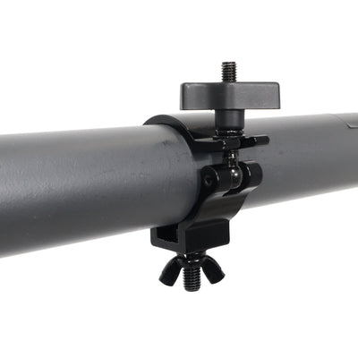 ProX Aluminum Slim M10 O-Clamp with Big Wing Knob for 2" Truss Tube Capacity 165 lbs. Black Finish