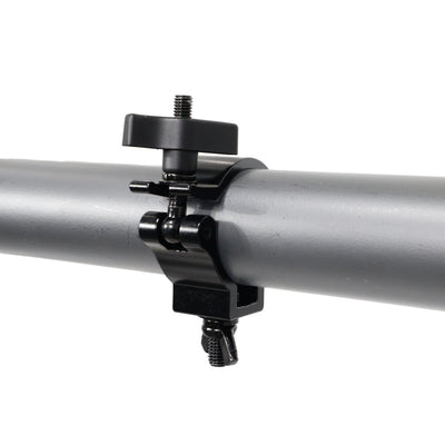 ProX Aluminum Slim M10 O-Clamp with Big Wing Knob for 2" Truss Tube Capacity 165 lbs. Black Finish