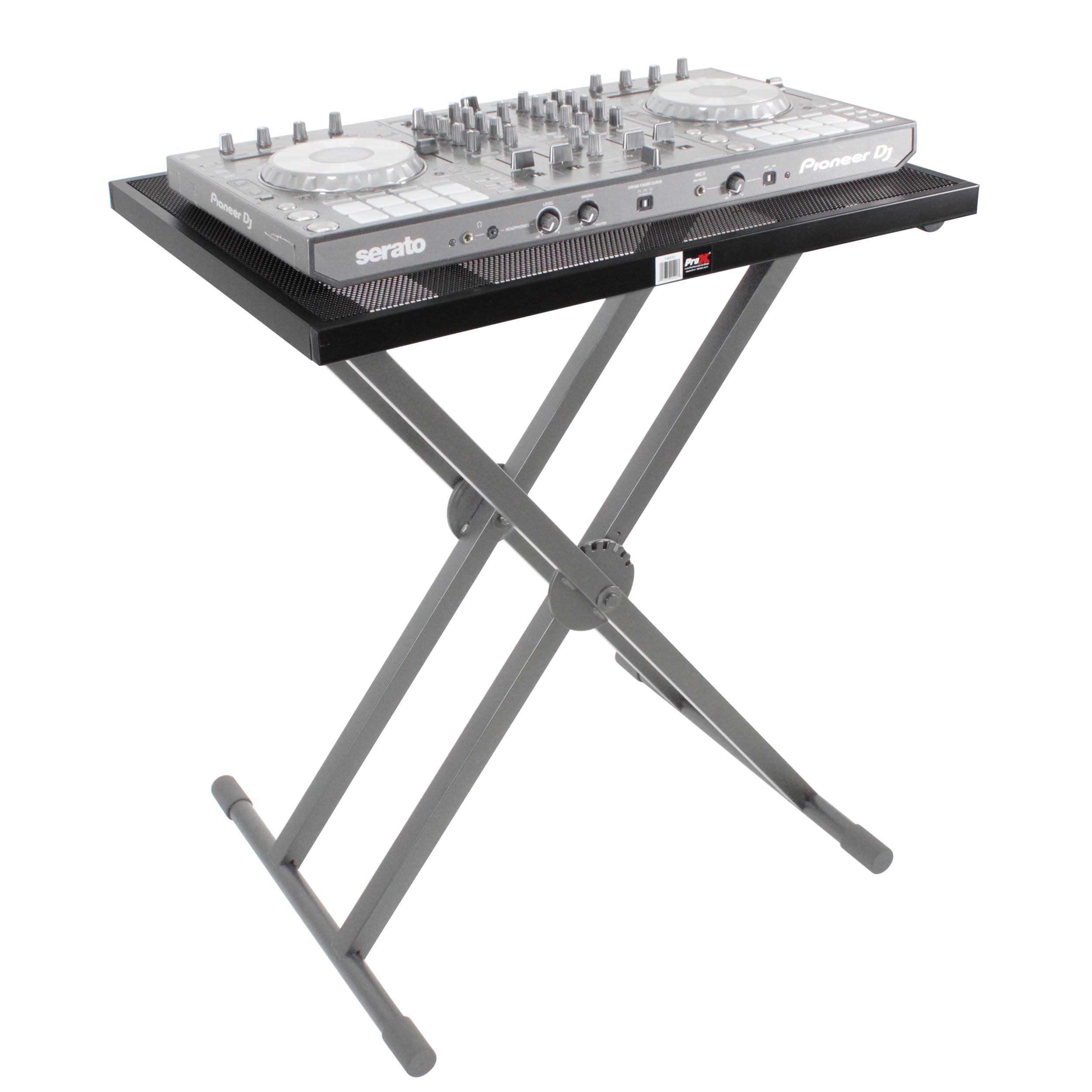 ProX Utility Music Keyboard X Stand Table Top Add on for DJ Controller Flight Case Midi Controllers Laptop