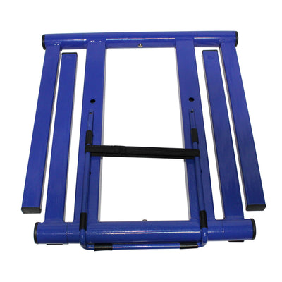 ProX XO DJ Foldable Laptop Stand with Adjustable Shelf & Carrying Bag - BLUE