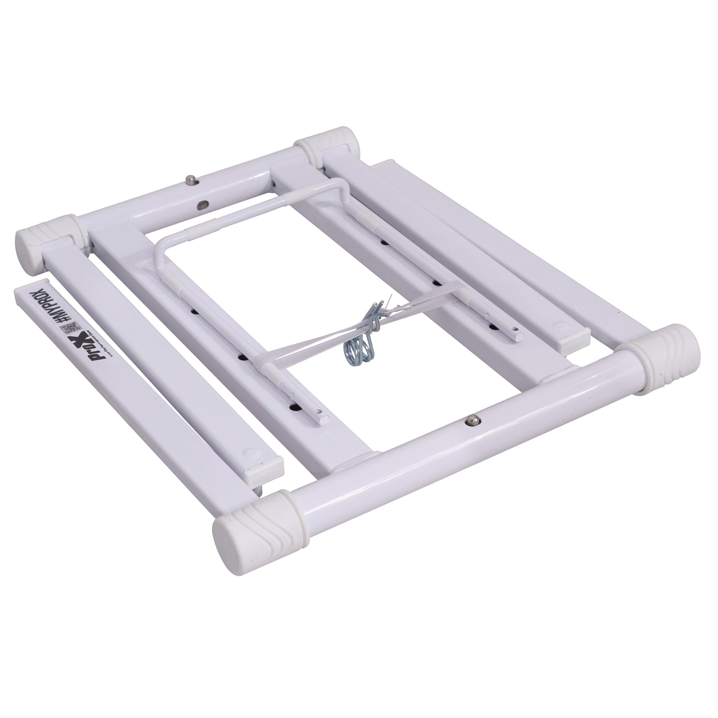 ProX XO DJ Foldable Laptop Stand with Adjustable Shelf & Carrying Bag - WHITE