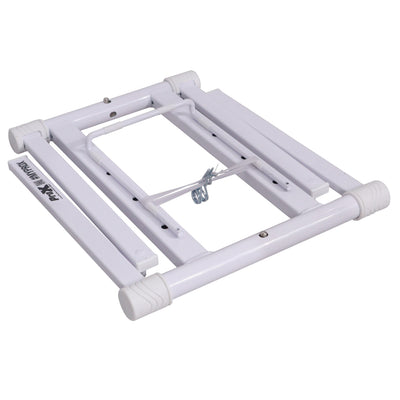 ProX XO DJ Foldable Laptop Stand with Adjustable Shelf & Carrying Bag - WHITE