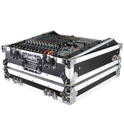 ProX 10U 19" Topload Rack Mountable Live Audio Sound Mixer DMX Flight Universal Case