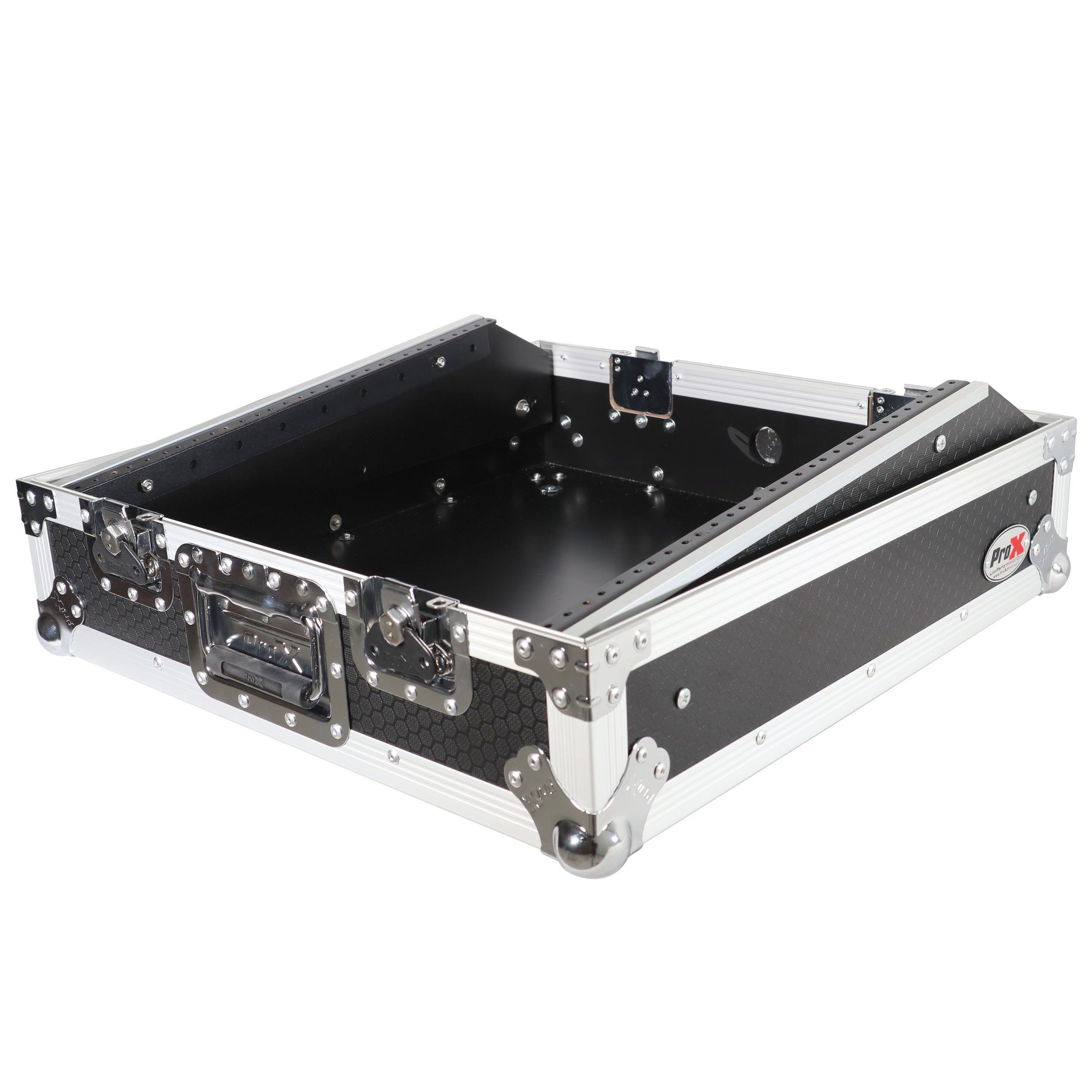 ProX 10U 19" Topload Rack Mountable Live Audio Sound Mixer DMX Flight Universal Case