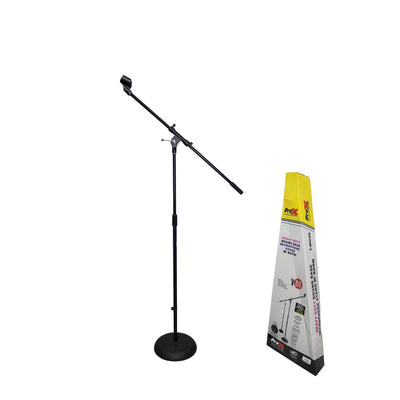 ProX Round Base Microphone Stand W/Boom