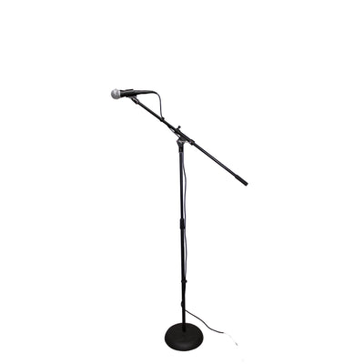 ProX Round Base Microphone Stand W/Boom
