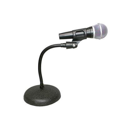 ProX Gooseneck Desktop Microphone Stand With 6" Round Base