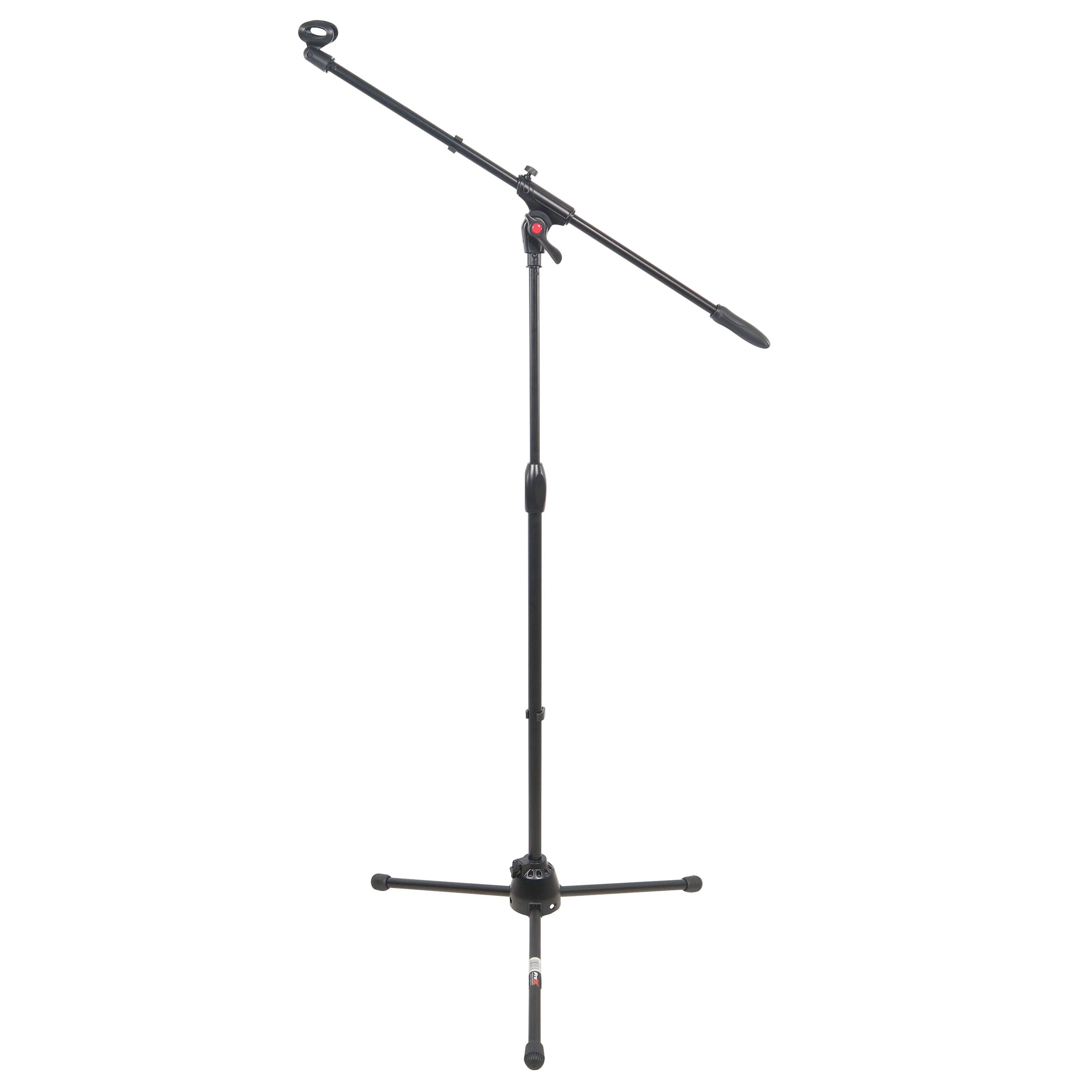 ProX 6 Ft Pro Tripod Microphone Concert Musician DJ Stand With Boom and Mic Clip