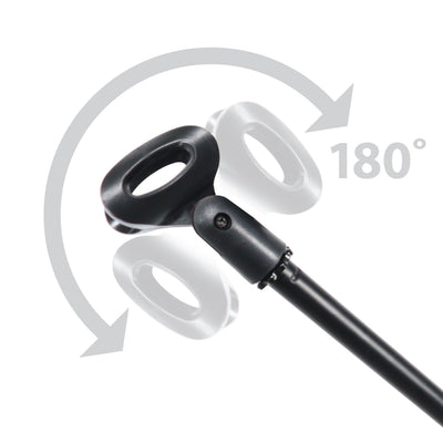 ProX 6 Ft Pro Tripod Microphone Concert Musician DJ Stand With Boom and Mic Clip