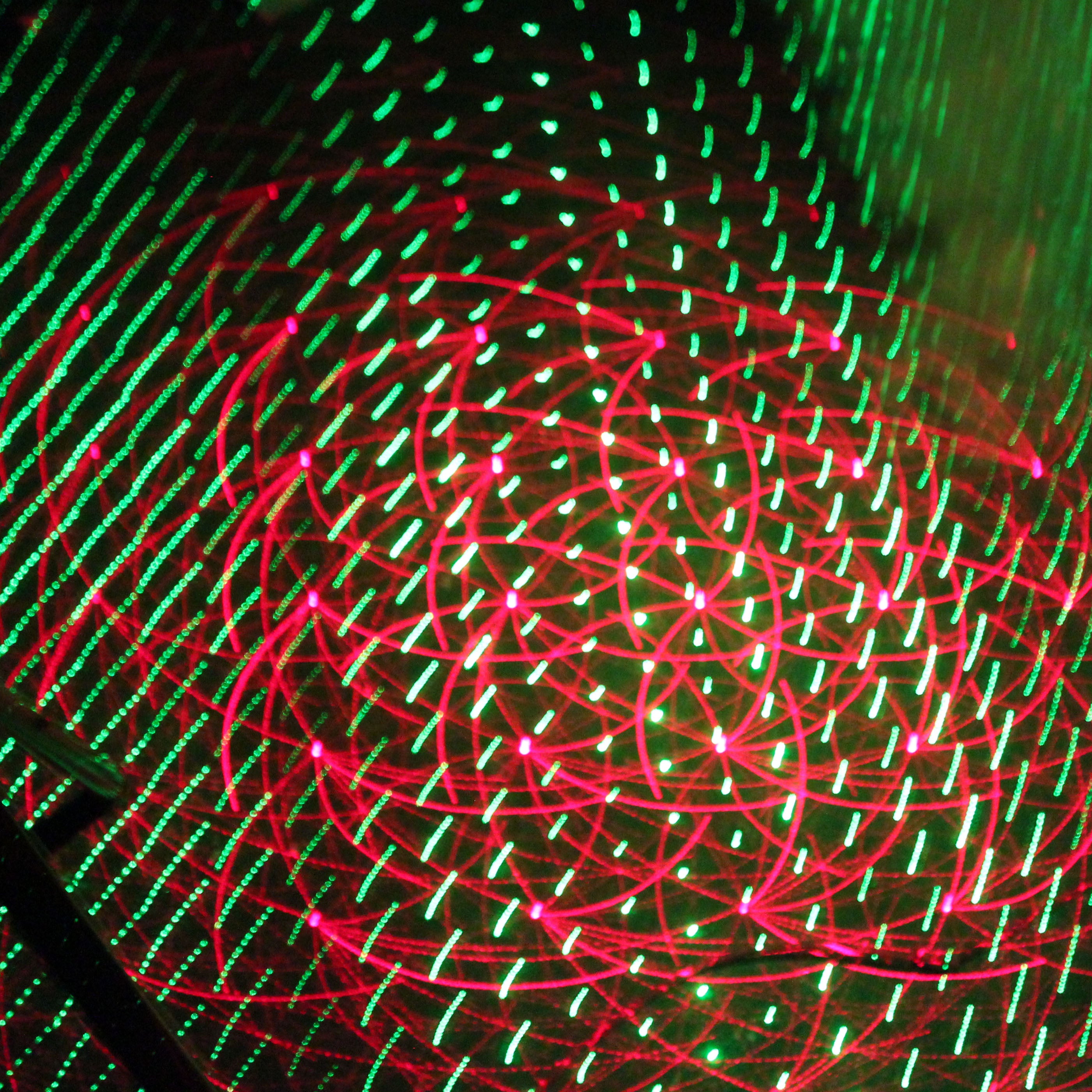 ProX BLACK JACK 5 mW Class 3A Red & Green Dual Color Animation Laser Effect Light
