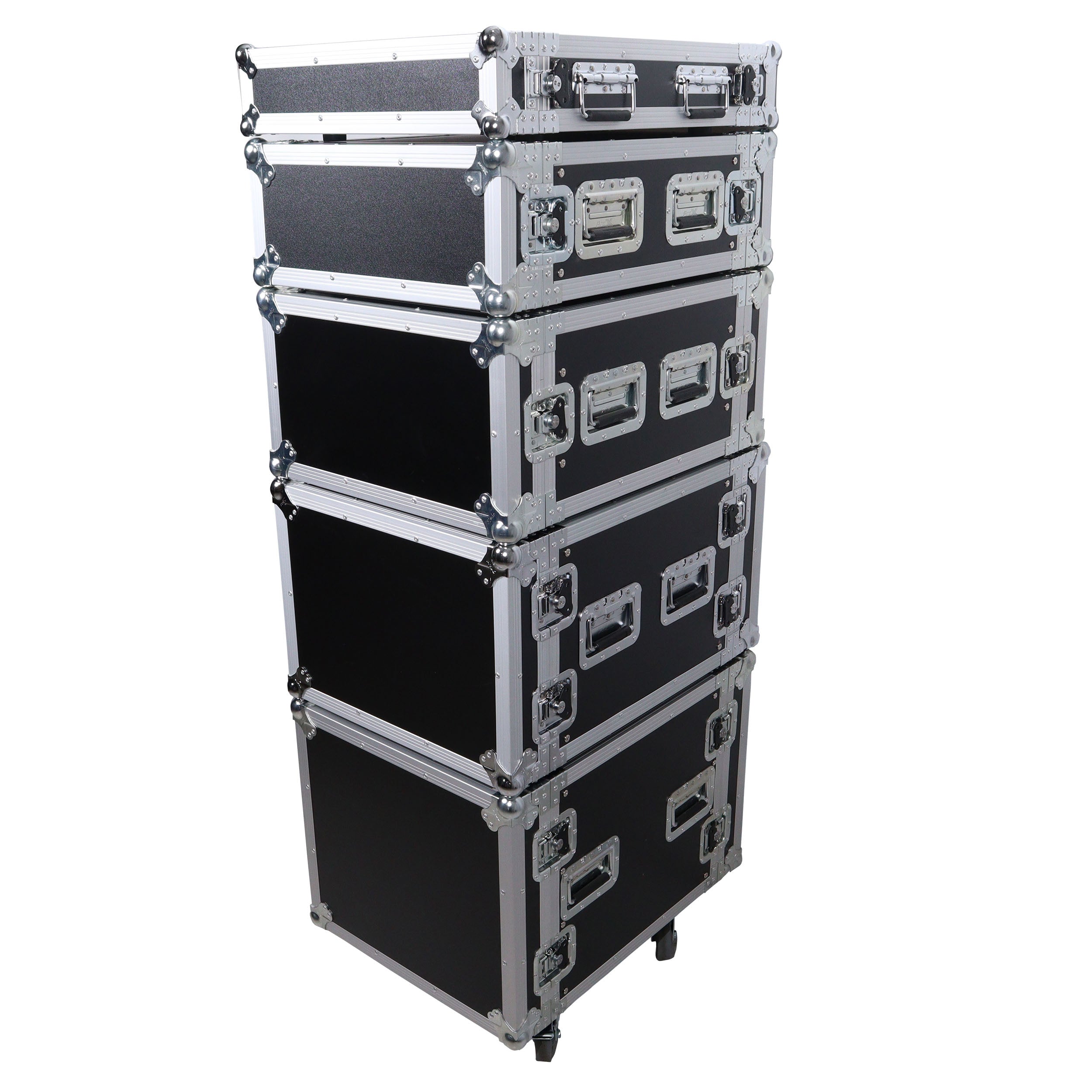 ProX 4U Space Amp Rack Mount ATA Style Flight Case 19 In. Depth