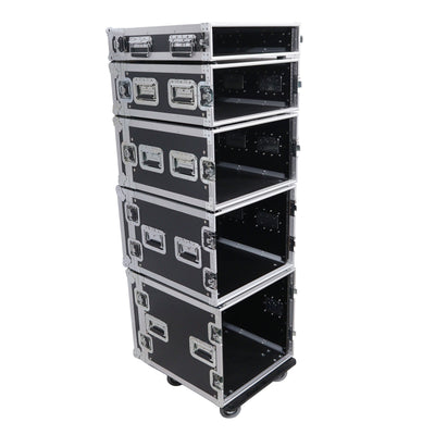 ProX 4U Space Amp Rack Mount ATA Style Flight Case 19 In. Depth