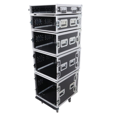 ProX 4U Space Amp Rack Mount ATA Style Flight Case 19 In. Depth