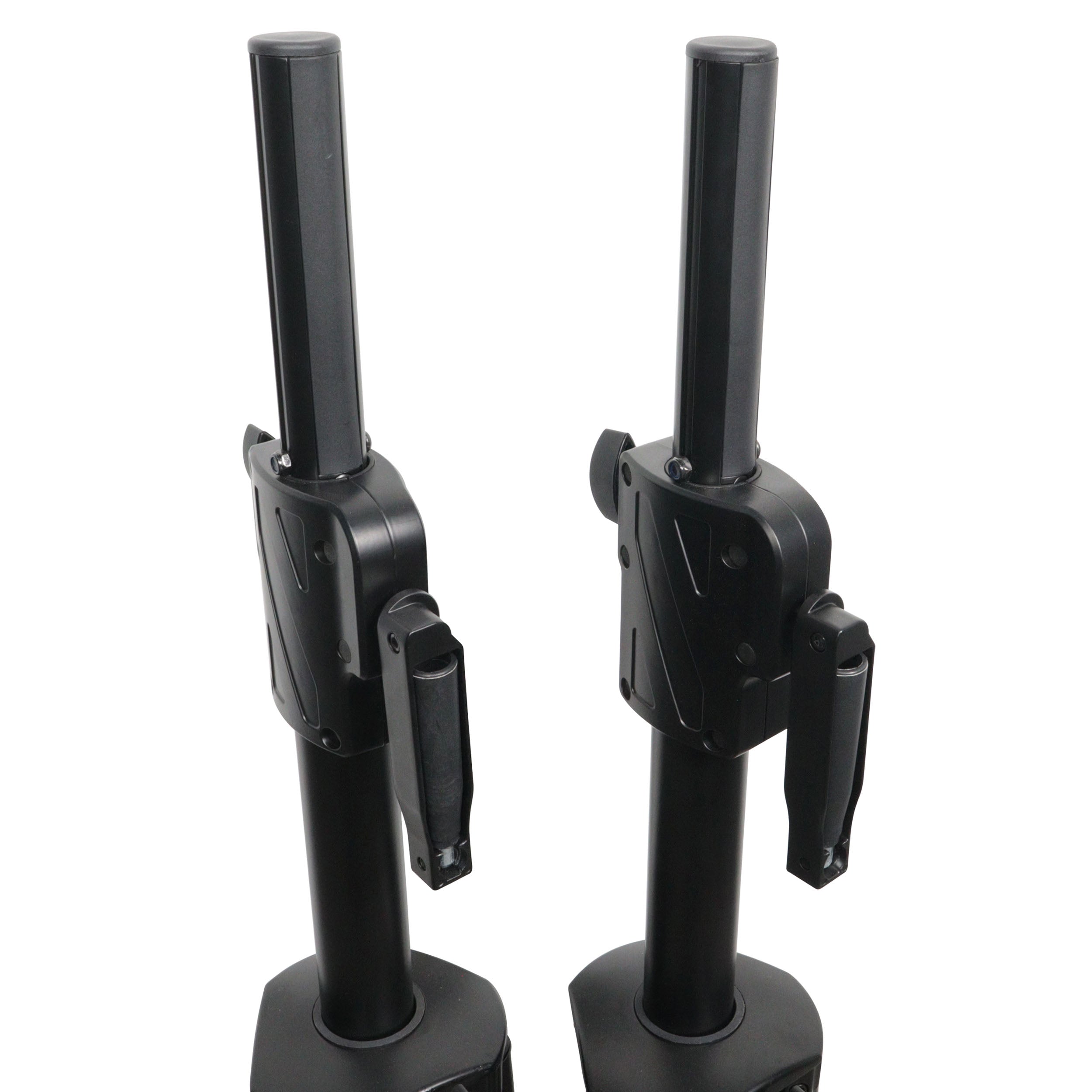 ProX 6' Ft Twin Pack Professional Telescoping Crank Speaker Stand Set with Carrying Bag Black Finish
