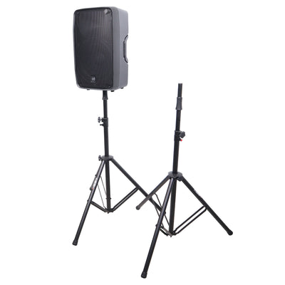ProX Set of 2 Pro Air-Powered tripod Speaker stand in Black w/ Carry Bag