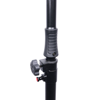 ProX Set of 2 Pro Air-Powered tripod Speaker stand in Black w/ Carry Bag