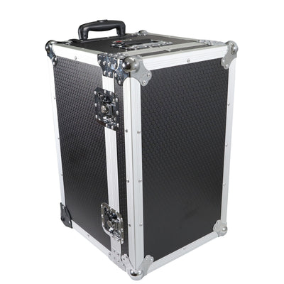 ProX Rolling Utility Case W/ Retractable Handle and Low-Profile Recessed Wheels 17x24.5x15" Exterior For Cabales/100 LP Vinyl Records