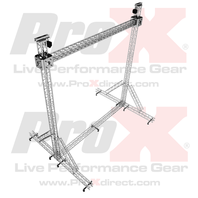 ProX LED Screen Display Panel Video Fly Wall Truss Ground Support System 20'W x 23'H TriGrip