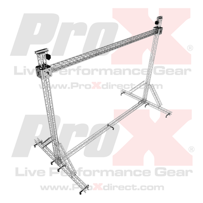 ProX LED Screen Display Panel Video Fly Wall Truss Ground Support System 30'W x 23'H TriGrip