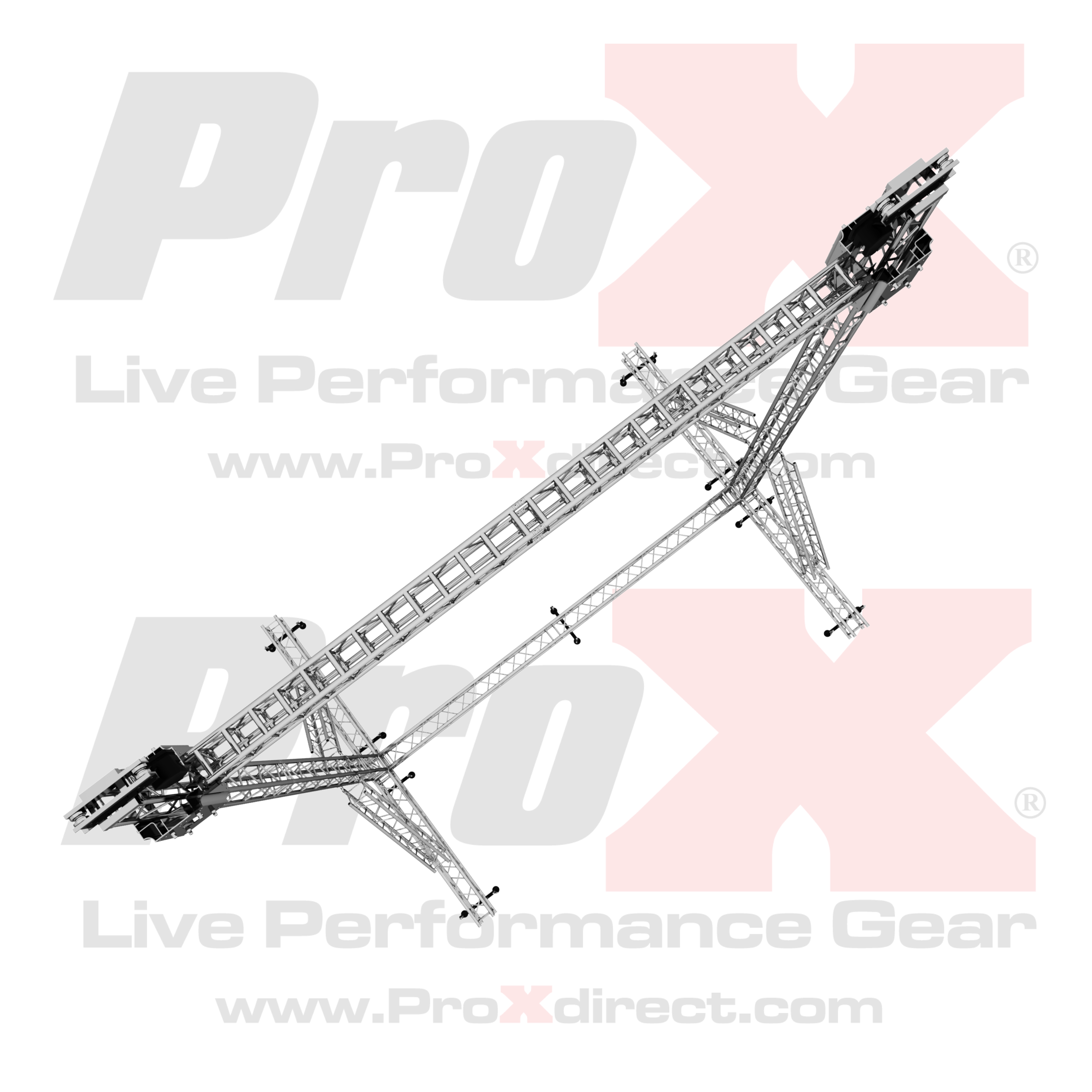 ProX LED Screen Display Panel Video Fly Wall Truss Ground Support System 20'W x 23'H TriGrip