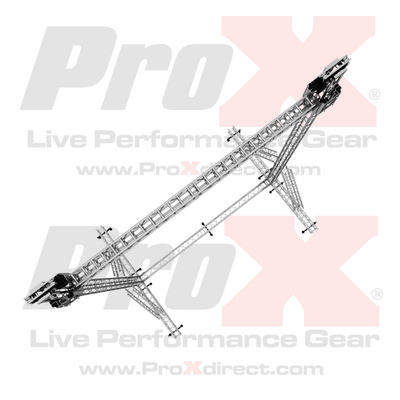 ProX LED Screen Display Panel Video Fly Wall Truss Ground Support System 20'W x 23'H TriGrip