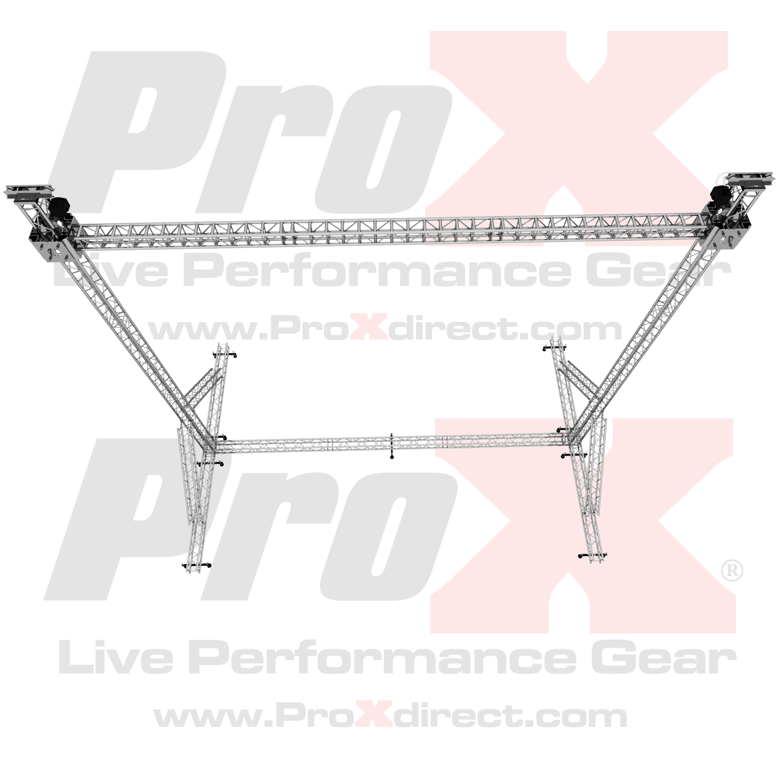 ProX LED Screen Display Panel Video Fly Wall Truss Ground Support System 30'W x 30'H TriGrip