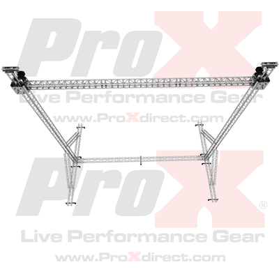 ProX LED Screen Display Panel Video Fly Wall Truss Ground Support System 30'W x 30'H TriGrip