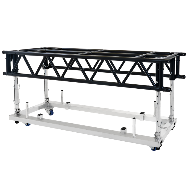 ProX HOF MLT THREE 8-Foot Pre-Rig Truss and Folding Dolly Kit