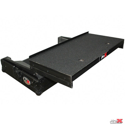 ProX Flight Case for Numark MixTrack 3 Pro 3 and Platinum Digital Controller W-Laptop Shelf | Black on Black