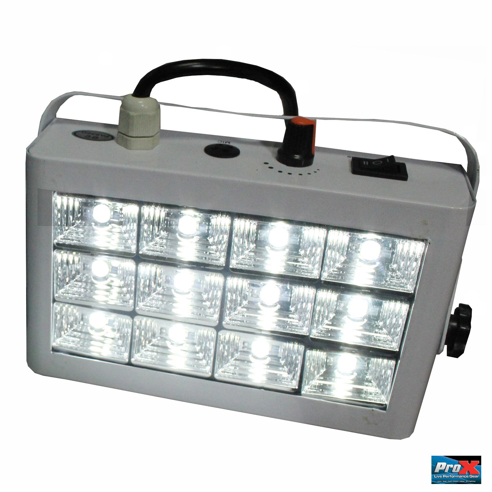 ProX Palm Sized Aletta LED Strobe Light White