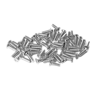 ProX 50 Pack of Screws and Nuts for D Series Panel Rack Connectors (M2.5 -0.45 x 8mm) Phillips