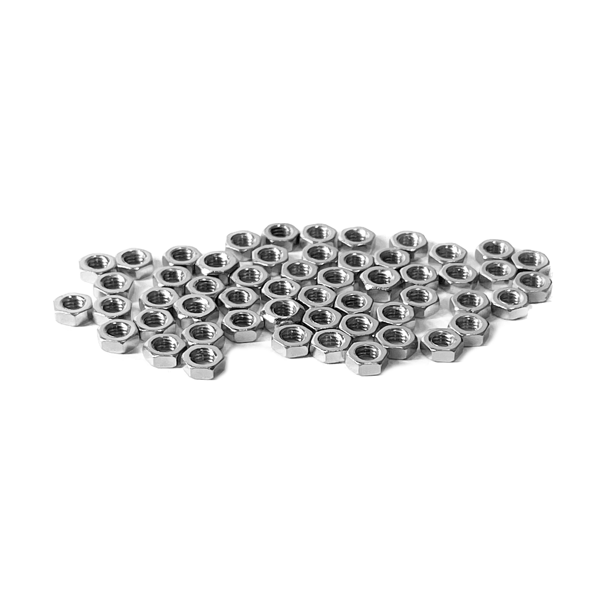 ProX 50 Pack of Screws and Nuts for D Series Panel Rack Connectors (M2.5 -0.45 x 8mm) Phillips
